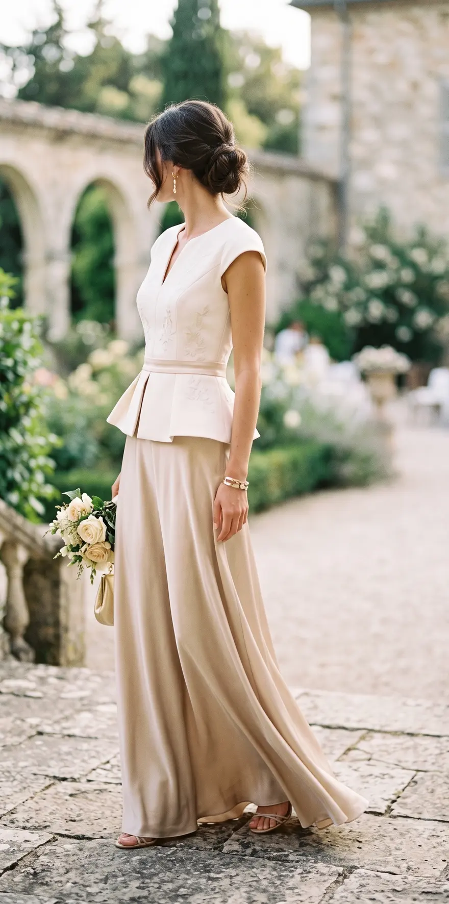 Conjunto de dos piezas para invitada de boda 2026